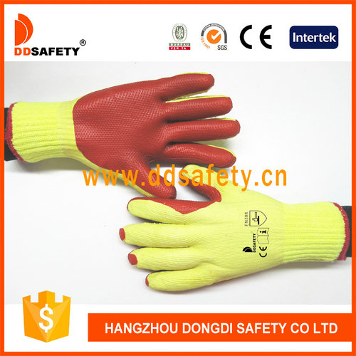 Cotton with red rubber glove Cotton with red rubber glove